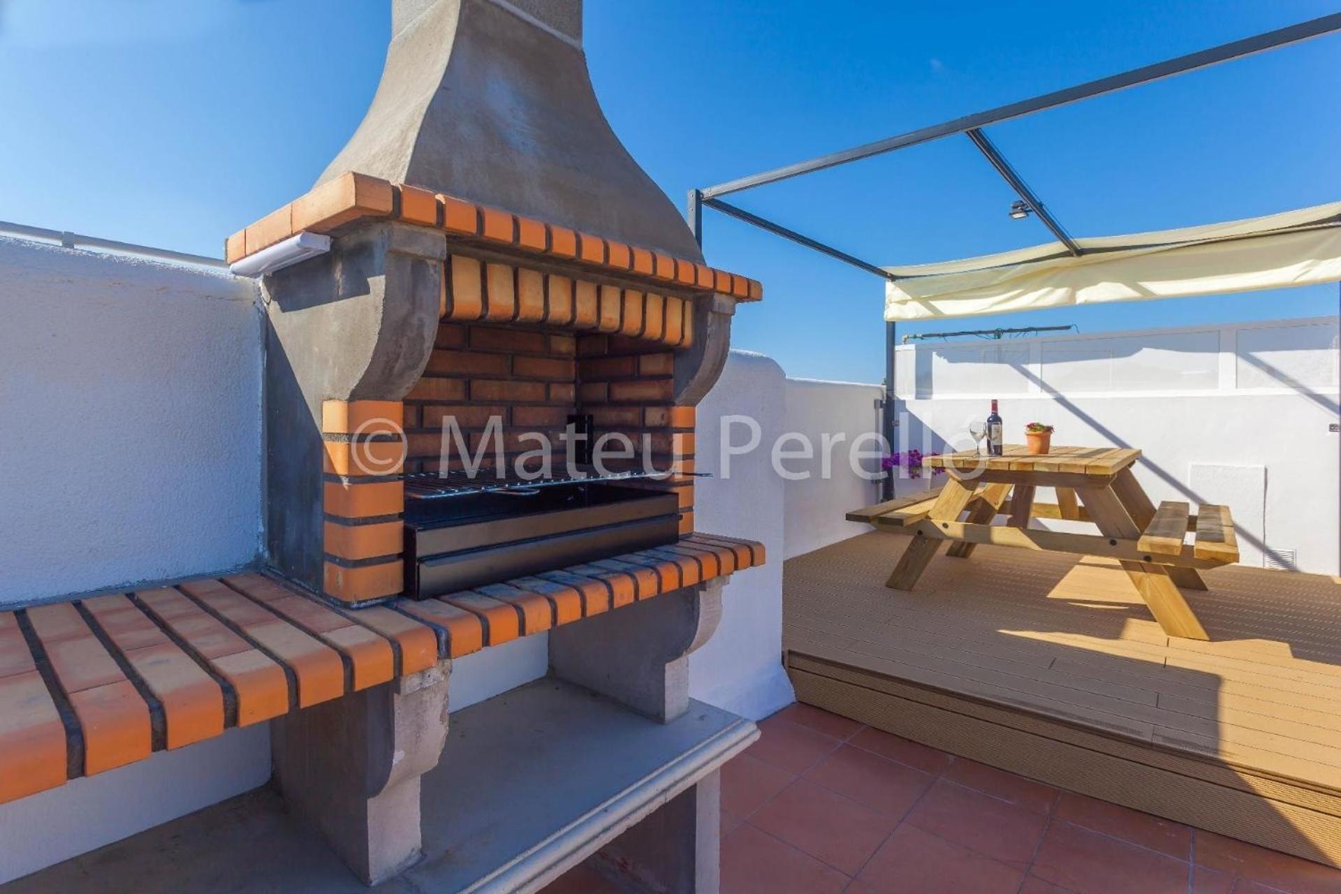 Wohnung In Son Baulo Mit Terrasse, Garten Und Grill Can Picafort  Exteriör bild