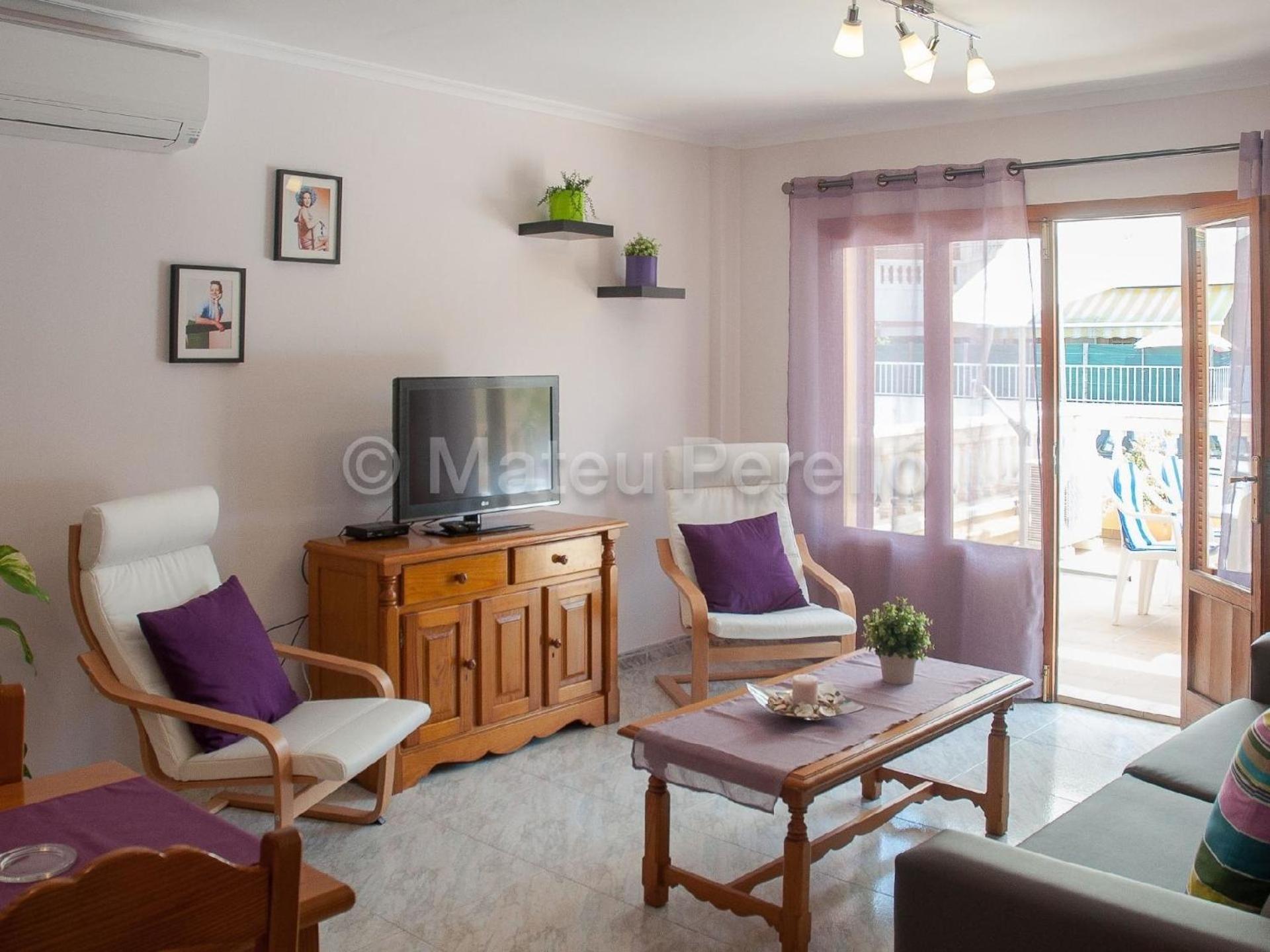 Wohnung In Son Baulo Mit Terrasse, Garten Und Grill Can Picafort  Exteriör bild
