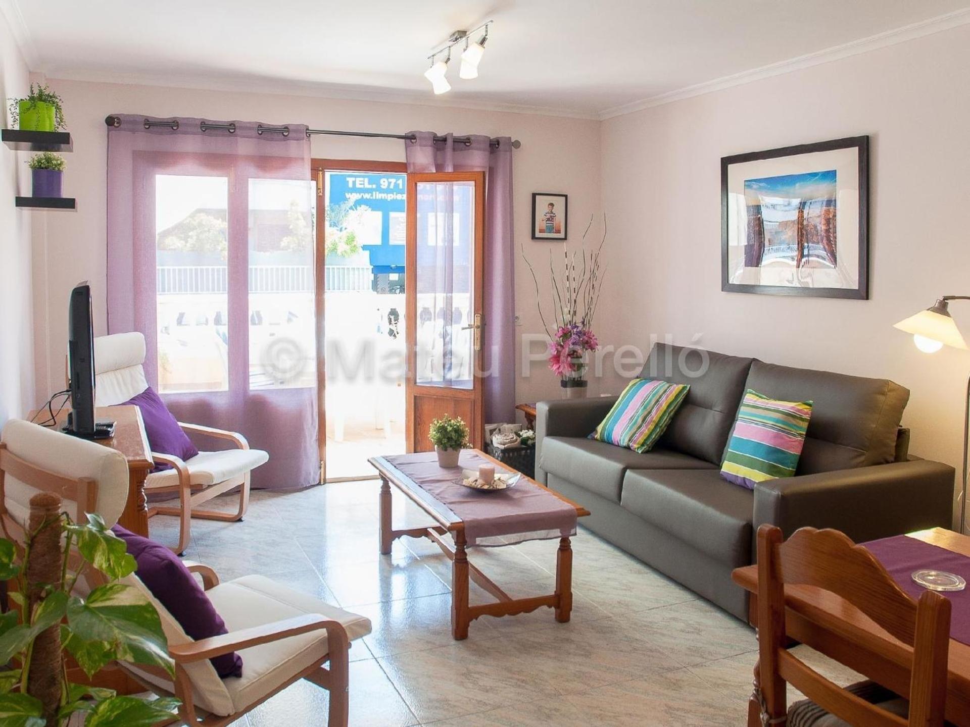 Wohnung In Son Baulo Mit Terrasse, Garten Und Grill Can Picafort  Exteriör bild