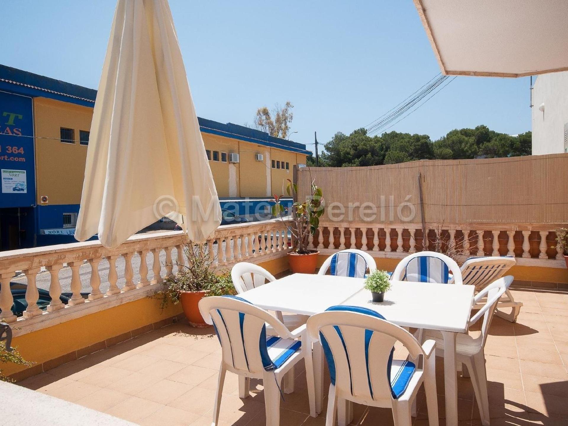 Wohnung In Son Baulo Mit Terrasse, Garten Und Grill Can Picafort  Exteriör bild