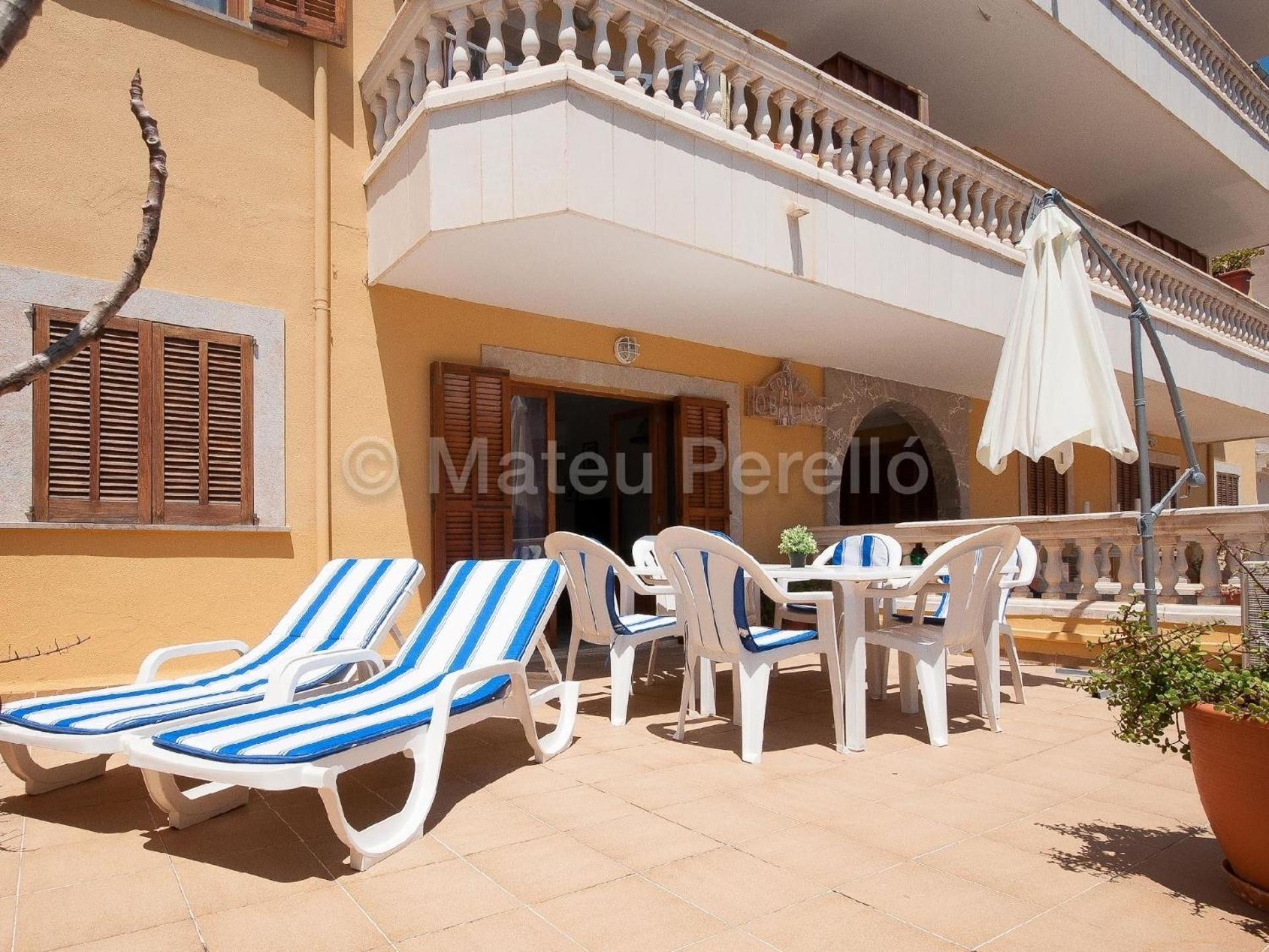 Wohnung In Son Baulo Mit Terrasse, Garten Und Grill Can Picafort  Exteriör bild
